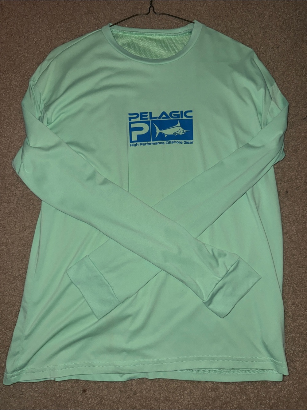 Pelagic Men’s Long Sleeve Rash Guard – Mint